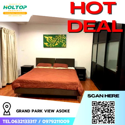 คอนโดให้เช่า : #R8001 🎉 031268 ให้เช่าคอนโด Grand Park View Asoke