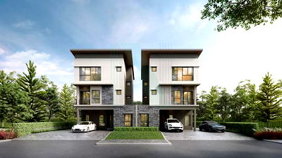 เช่าบ้านเดี่ยว ถนนศรีนครินทร์-ร่มเกล้า : 📌 ให้เช่าบ้านแฝด 3 ชั้น บ้านกลางเมือง ดิ อิดิชั่น พระราม9-กรุงเทพกรีฑา 4 ห้องนอน 4 ห้องน้ำ