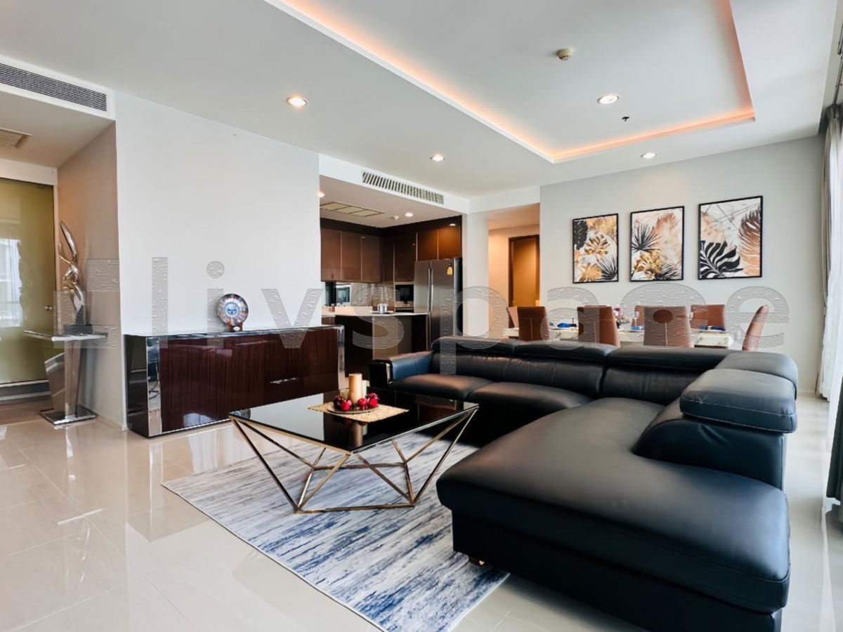 รูป ▚ LD258ツ สำหรับเช่า Menam Residences (ริมแม่น้ำ) 3 ห้องนอน 160 ตร.ม.!! ⭐ ห้องสวยหรู มีห้องแม่บ้าน ราคาดี 120k  - รูปที่ 3/16