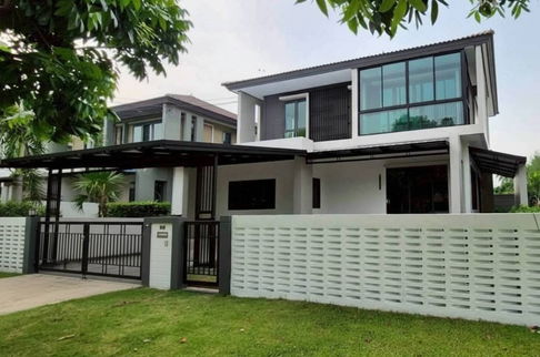 ขายบ้านเดี่ยวฮาบิเทีย หทัยราษฏร์ ใกล้ทางด่วนรามอินทรา ต่อเติมครบรีโนเวทใหม่