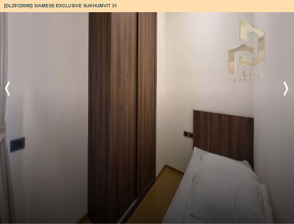 picture DL25120090 Condo for rent, Siamese Exclusive Sukhumvit 31 near BTS Phrom Phong, ready to move in, call urgently 0638692663 LineID @534wlwof - 9/14