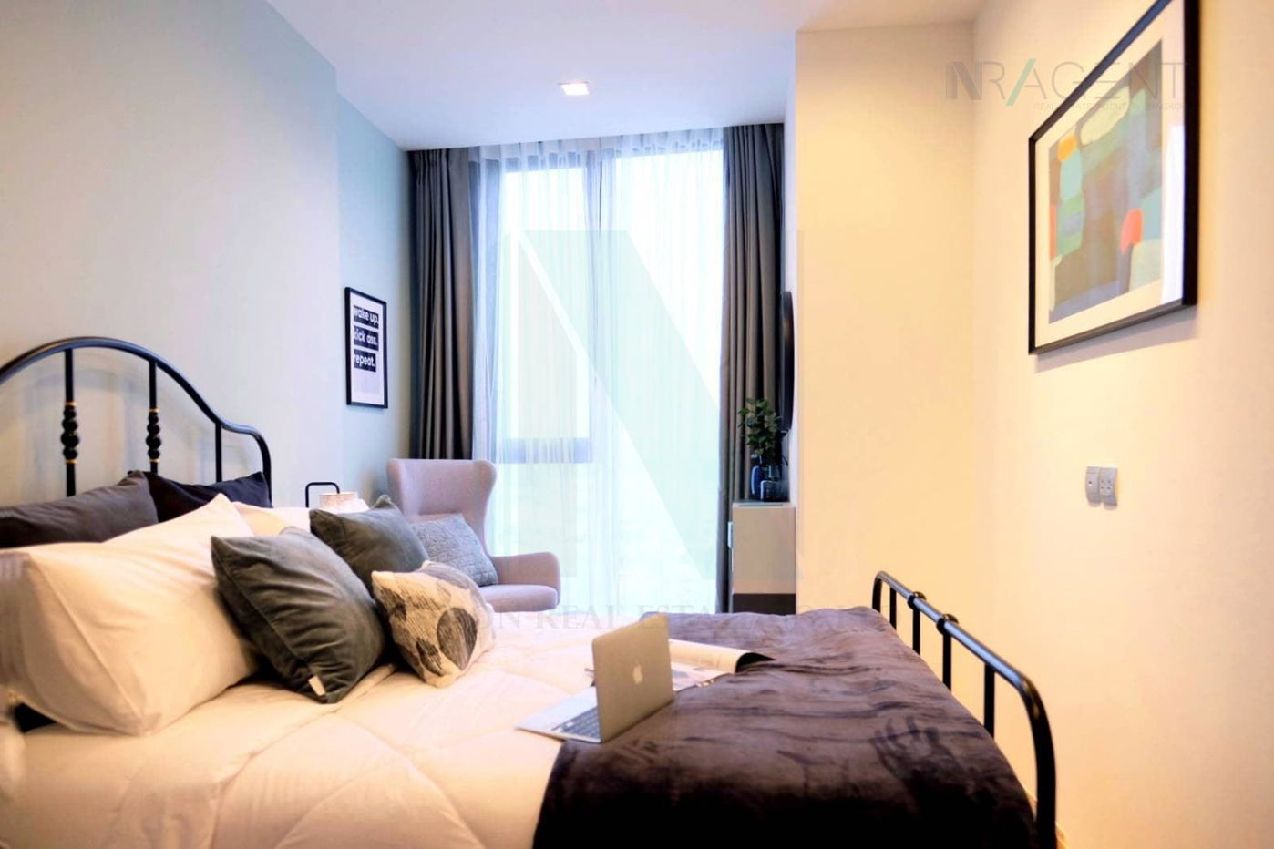 รูป 🚩 ให้เช่าคอนโด เดอะ ไลน์ พหลฯ-ประดิพัท อาคาร 1 ชั้น 31 1 ห้องนอน ขนาด 34.00 ตรม ใกล้ Big C สะพานควาย - รูปที่ 2/8