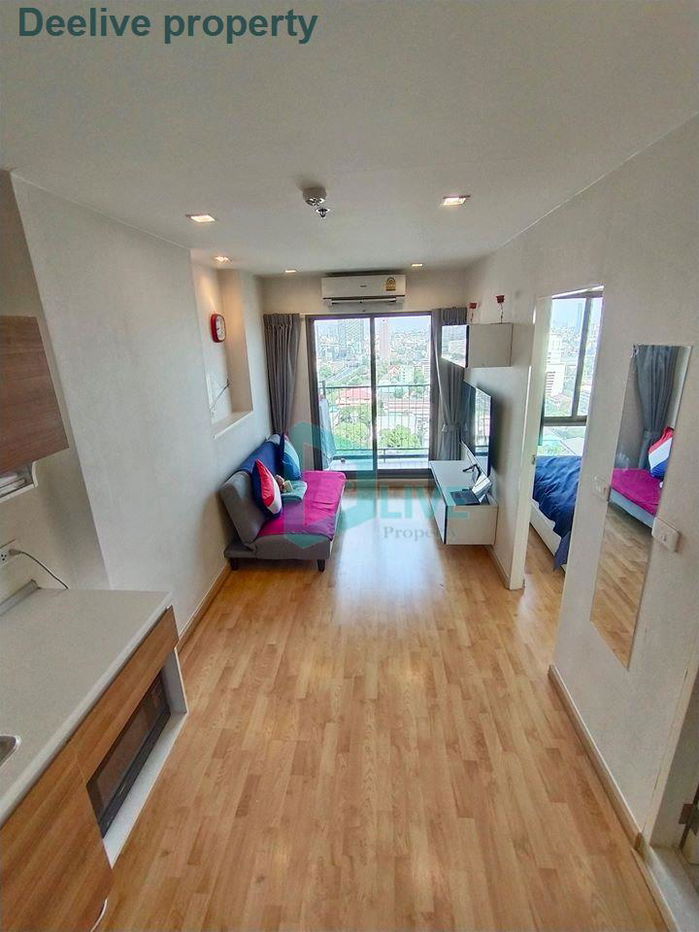 รูป DL002320 ให้เช่าคอนโด คาซ่า คอนโด อโศก - ดินแดง (Casa Condo Asoke - Dindaeng) ใกล้ MRT พระราม 9 พร้อมเข้าอยู่ โทรด่วน 0614453194 LineID @162cjixi - รูปที่ 4/8