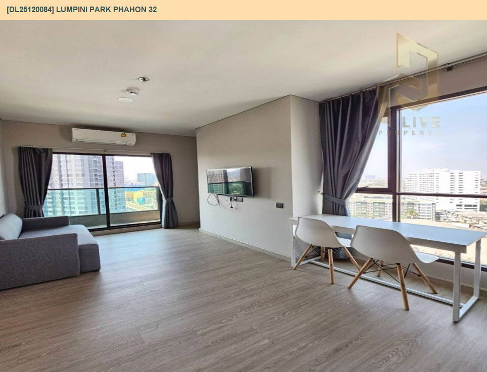 picture DL25120084 Condo for rent, Lumpini Park Phahon 32 near BTS Ratchayothin, ready to move in, call urgently 0638692663 LineID @655ebbvc - 11/11