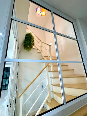 Townhouses for rent : For rent, for rent, townhouse, Watcharapol-Phetkasem, cheap price, interested, Line: @951qfbfi