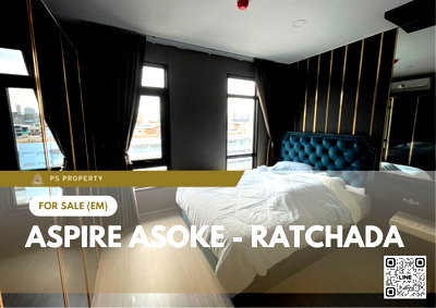 ขายคอนโด : ขายด่วน ✨ Aspire Asoke - Ratchada ✨ เฟอร์นิเจอร์ และ เครื่องใช้ไฟฟ้าครบ ใกล้ MRT พระราม 9