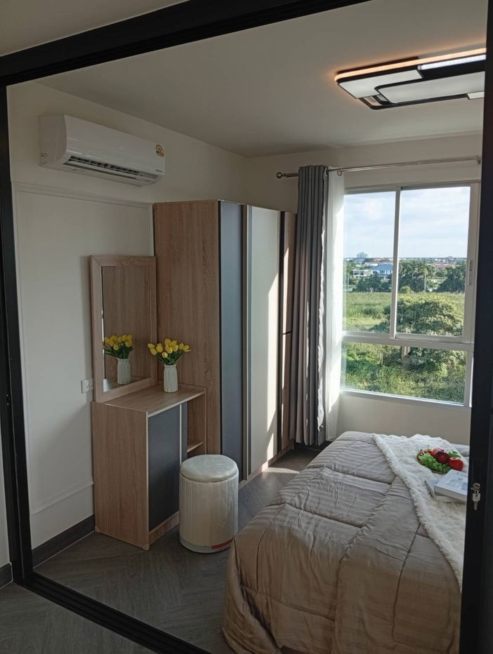 รูป ดีคอนโด แคมปัส รีสอร์ท abac บางนา ห้องมุม ห้องรีโนเวทใหม่ เครื่องใช้ไฟฟ้าใหม่ ชั้น6 ตึก C - รูปที่ 15/18