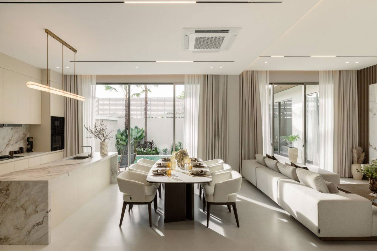 รูป CHARIN PATTAYA บ้านเดี่ยวหรู 2 ชั้น พร้อมสระว่ายน้ำส่วนตัว ดีไซน์ทันสมัย พื้นที่กว้างขวาง ใช้วัสดุคุณภาพสูง เริ่มต้นที่ 29.9 ลบ.* - รูปที่ 3/9