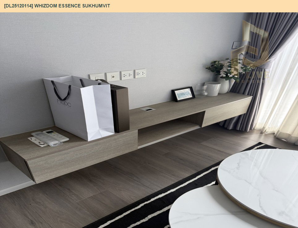 picture DL25120114 Condo for rent, Whizdom Essence Sukhumvit near BTS Punnawithi, ready to move in, call urgently 0638692663 LineID @534wlwof - 10/10