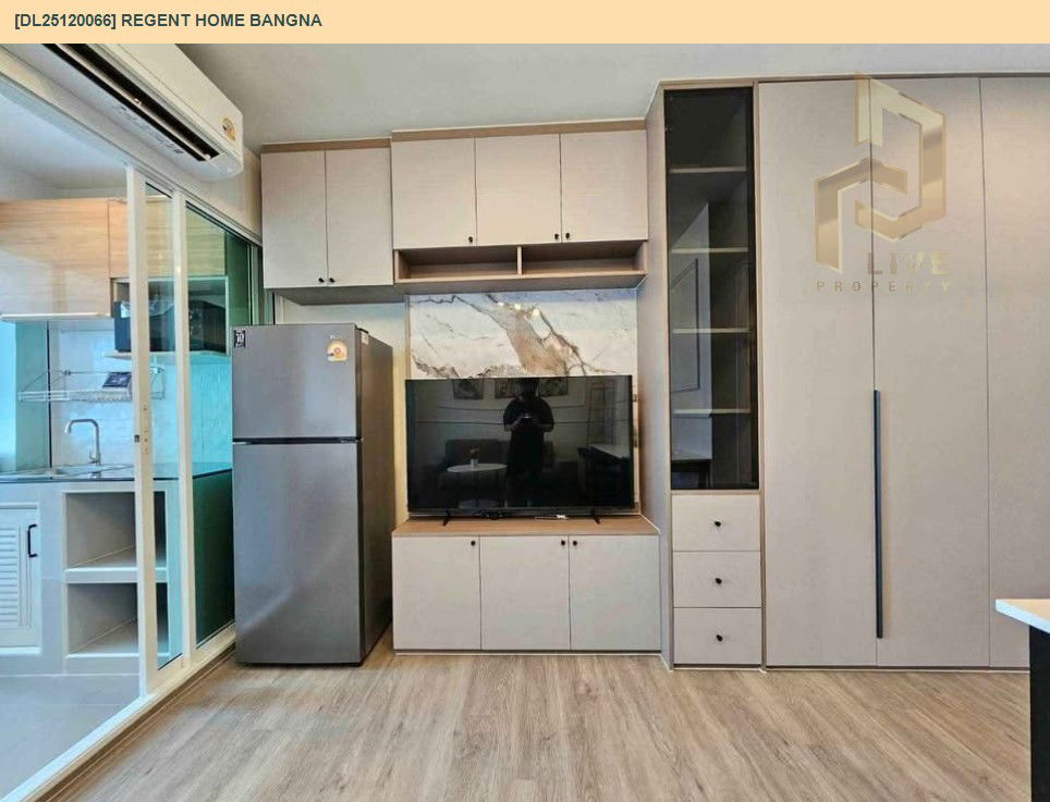 รูป DL25120066 ให้เช่าคอนโด รีเจ้นท์ โฮม บางนา (Regent home bangna) ใกล้ BTS บางนา พร้อมเข้าอยู่ โทรด่วน 0614453194 LineID @162cjixi - รูปที่ 4/10