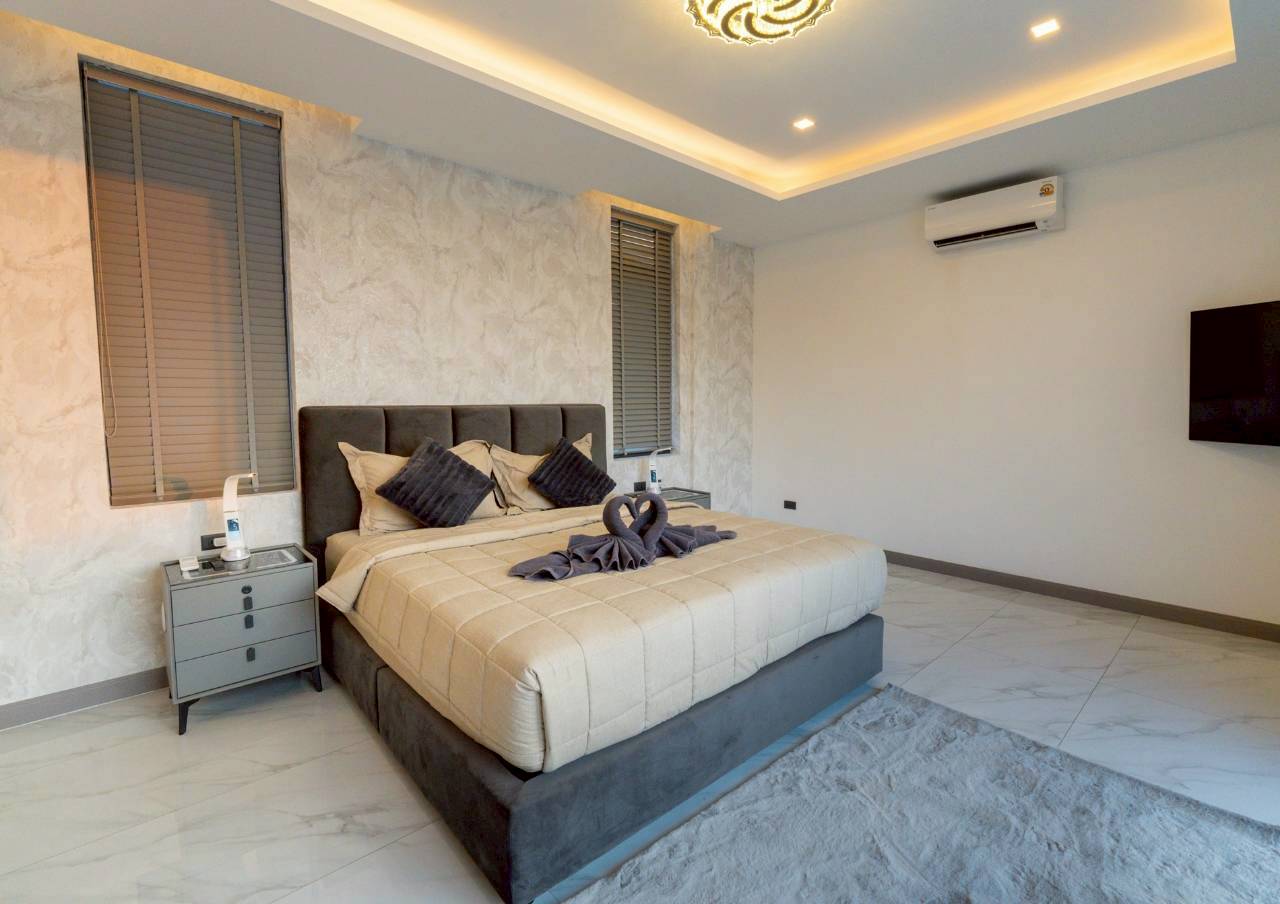 รูป วิลล่าหรู 3 ห้องนอนพร้อมสระว่ายน้ำให้เช่า – ชากนอก พัทยาตะวันออก - รูปที่ 14/19