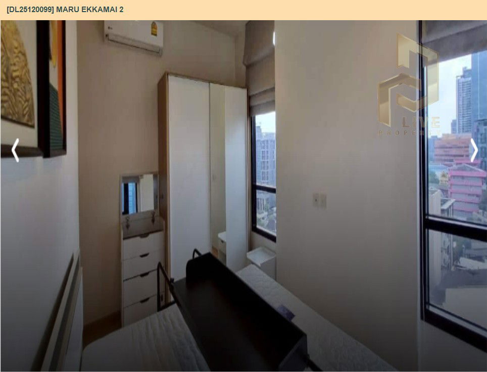 picture DL25120099 Condo for rent, MARU EKKAMAI 2 near BTS Ekkamai, ready to move in, call urgently 0638692663 LineID @534wlwof - 4/8