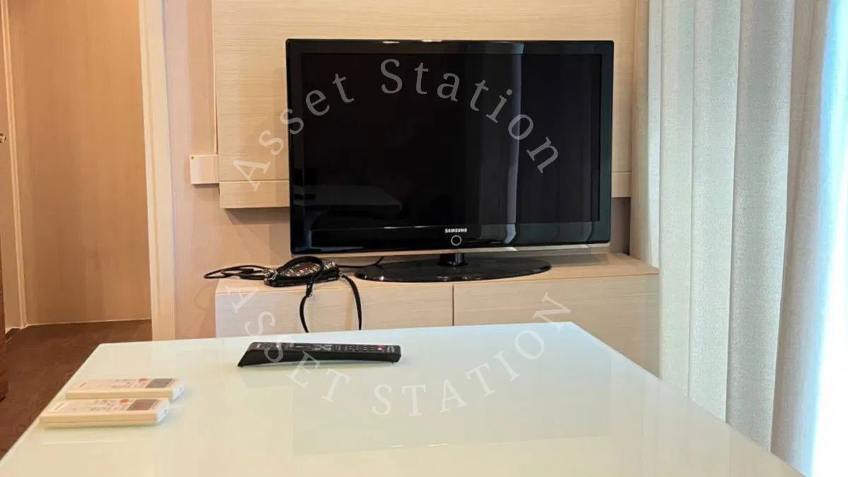 รูป พร้อมเช่า Q Asoke ห้องมินิมอลแต่งสวย ใกล้มศว. MRT เพชรบุรี - รูปที่ 4/7