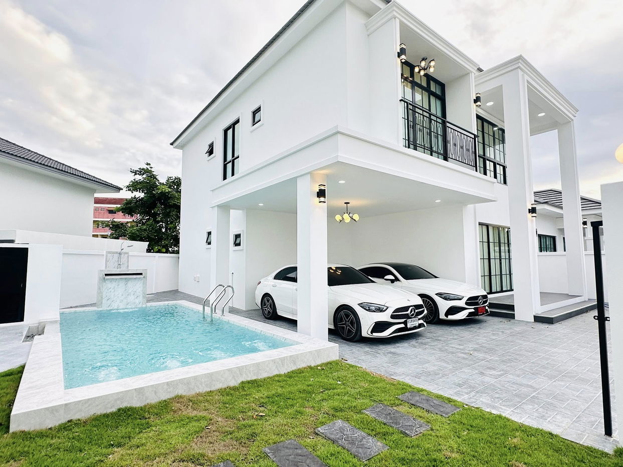 รูป ขายพูลวิลล่า 4 ห้องนอนกว้างขวาง – ห้วยใหญ่ - รูปที่ 2/16