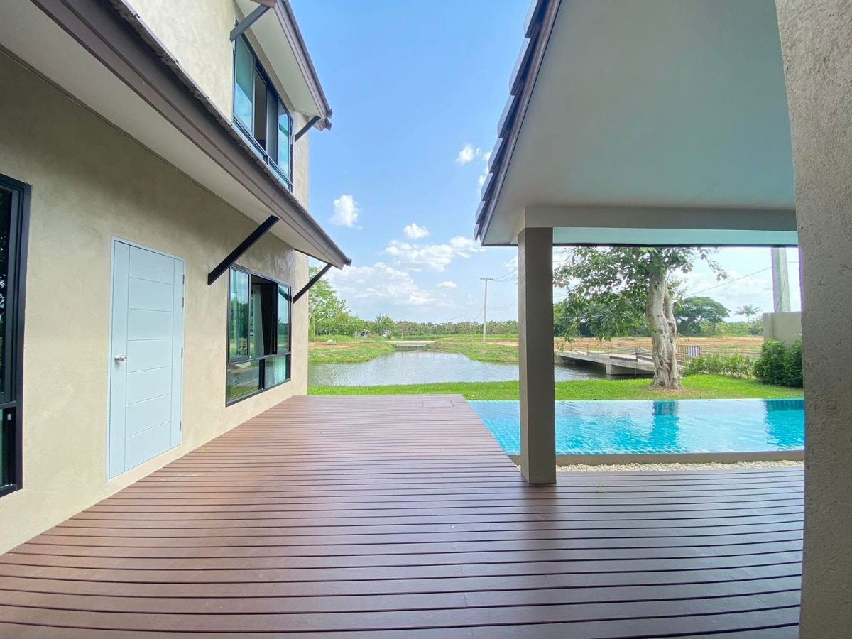 รูป 🌊 ขายบ้านเดี่ยว Pool Villa ริมน้ำ | สารภี เชียงใหม่ - รูปที่ 19/20