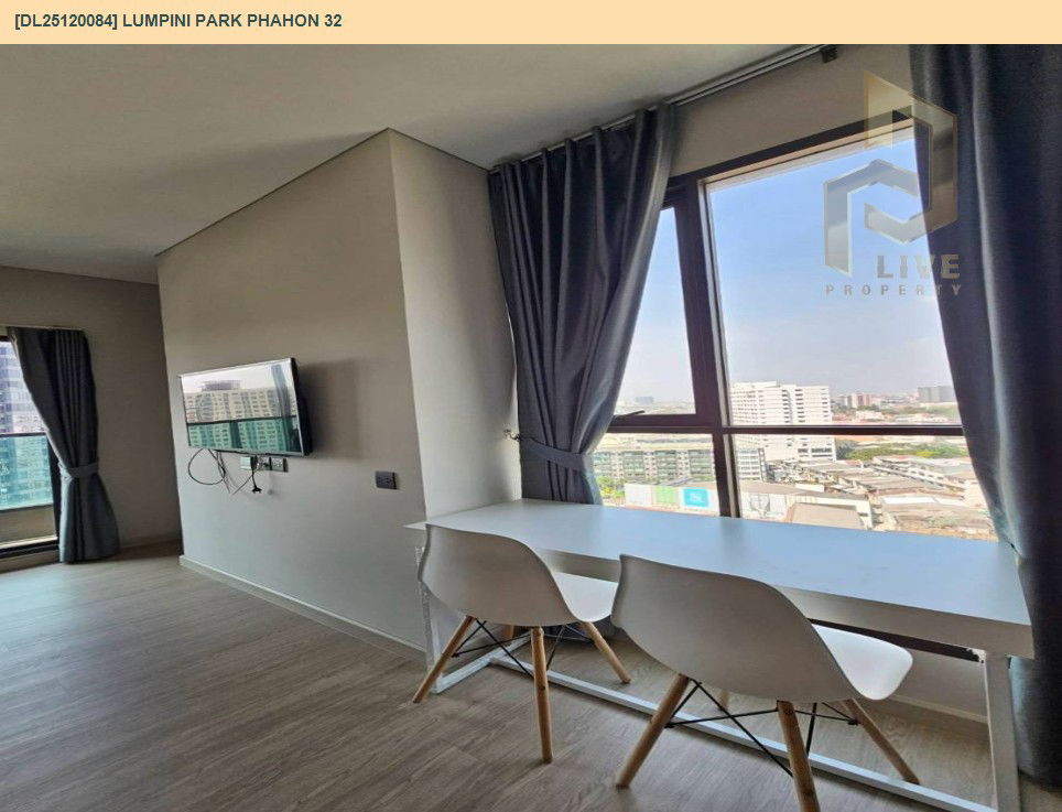 picture DL25120084 Condo for rent, Lumpini Park Phahon 32 near BTS Ratchayothin, ready to move in, call urgently 0638692663 LineID @655ebbvc - 5/11