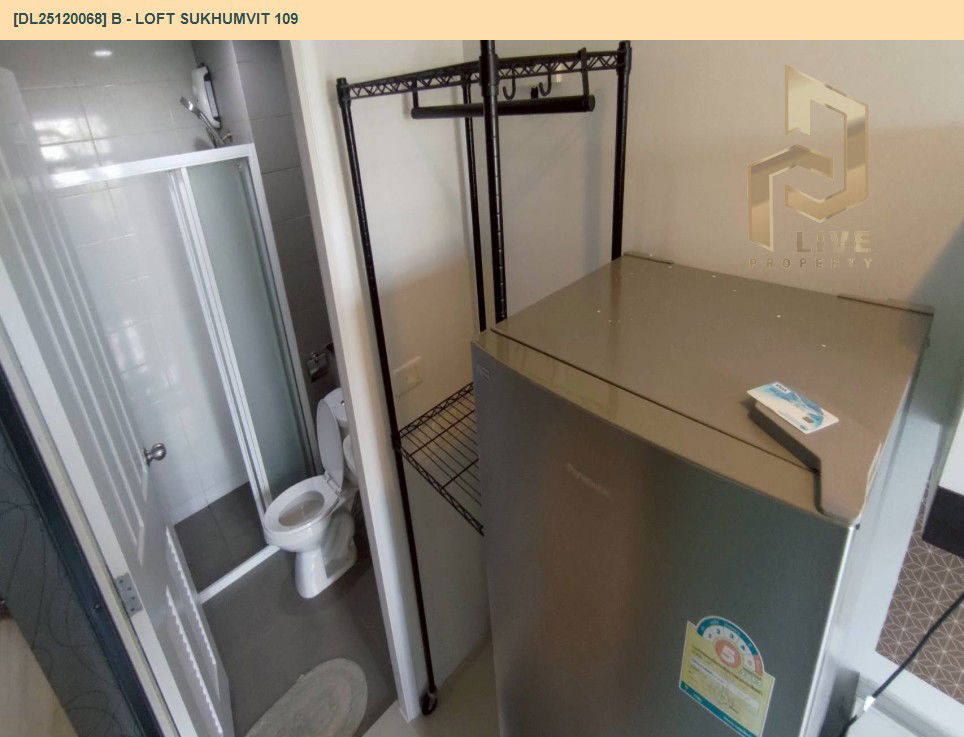 รูป DL25120068 ให้เช่าคอนโด บี ลอฟท์ สุขุมวิท 109 (B - Loft Sukhumvit 109) ใกล้ BTS แบริ่ง พร้อมเข้าอยู่ โทรด่วน 0614453194 LineID @162cjixi - รูปที่ 9/13