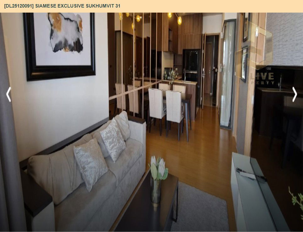 picture DL25120091 Condo for rent, Siamese Exclusive Sukhumvit 31 near BTS Phrom Phong, ready to move in, call urgently 0638692663 LineID @655ebbvc - 2/12
