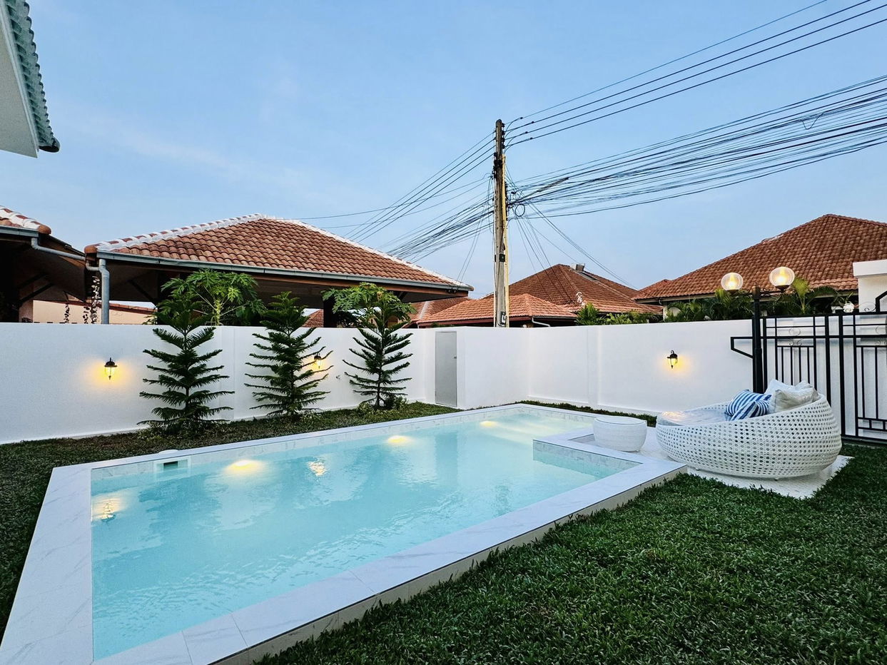 รูป ให้เช่าพูลวิลล่า 3 ห้องนอน กว้างขวาง ที่เนินพลับหวาน - รูปที่ 2/17