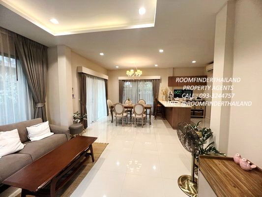 รูป [ให้เช่า] หมู่บ้าน เศรษฐสิริ วัชรพล / 3 ห้องนอน 3 ห้องน้ำ / 54 ตรว. 175 ตรม. **43,000** บ้านเดี่ยวตกแต่งสวย ใกล้ทางด่วนฉลองรัช - รูปที่ 3/15