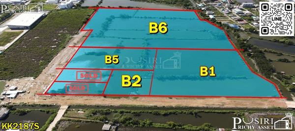 รูป ที่ดินแปลงสวยแบ่งได้ ขนาด 3.5 - 43 ไร่เศษ พร้อมถมเพียง 9.5 ล้าน/ไร่ สร้างโรงงานโดดเด่น สีม่วงแท้ 100% มีเอกสารรับรอง ถนนประชาอุทิศ - รูปที่ 2/3