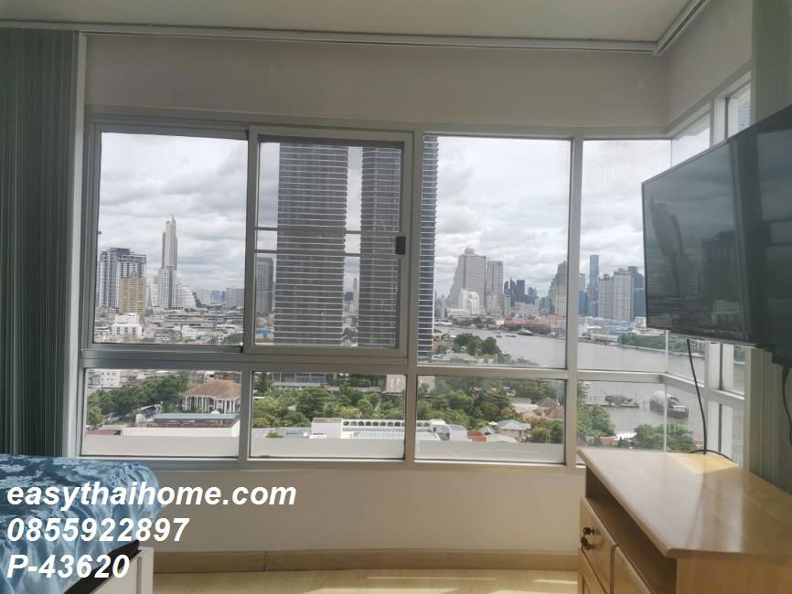 picture P-43620 Condo for rent Supalai River Place fully furnished (Confirm again when visit).  - 8/24
