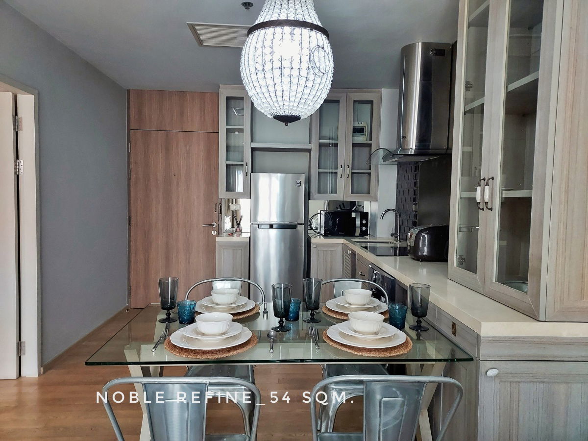 รูป 🎉For Rent-1 Bedroom at Noble Refine Sukhumvit26, Interior with modern style near to BTS Phrom phong station/Emquartier/Emporium - รูปที่ 8/17