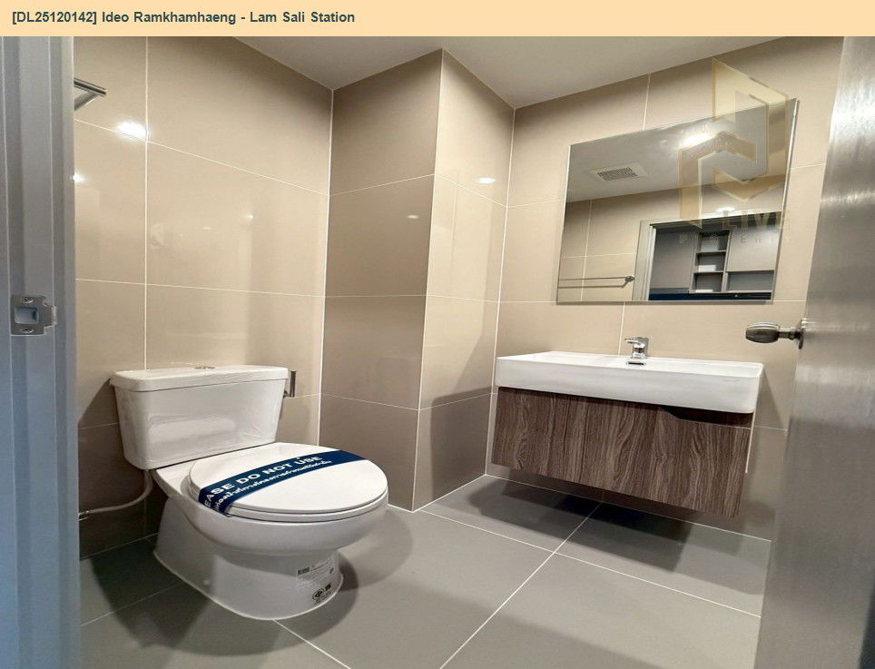 picture DL25120142 Condo for rent, Ideo Ramkhamhaeng - Lam Sali Station near ARL Hua Mak, ready to move in, call urgently 0638692663 LineID @534wlwof - 6/10