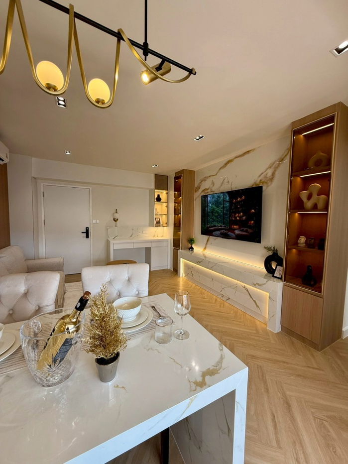 picture For Sale: Ruankham Tower – 2 Bedrooms, 1 Bathroom, 60 sq.m., 5th Floor, 180-Degree View (ID:1281CS) - 10/17