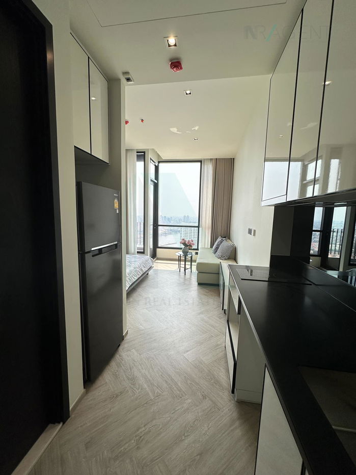 picture 🎊 For rent condo CHAPTER CHAROENNAKHORN-RIVERSIDE Building B, Floor 35,Studio, Room size 25 sqm - 6/8