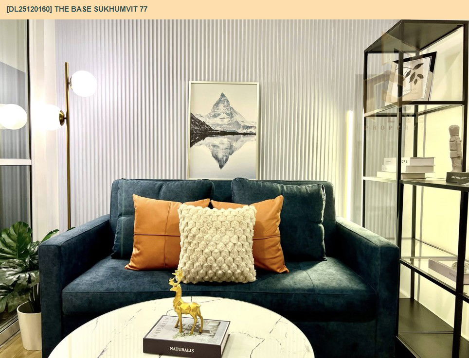 รูป DL25120160 ขายคอนโด เดอะ เบส สุขุมวิท 77 (The Base Sukhumvit 77) ใกล้ BTS อ่อนนุช พร้อมเข้าอยู่ โทรด่วน 0653619502 LineID @534wlwof - รูปที่ 2/13