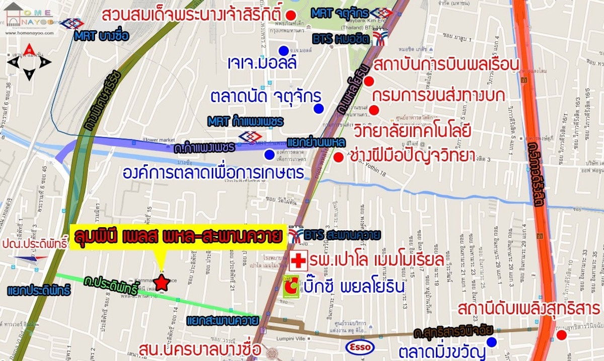 picture 🎈#PO2403_065🎈𝗙𝗼𝗿 𝗥𝗲𝗻𝘁2️⃣2️⃣k.🔥🔥 #Near BTS Saphan Khwai ✨#Vacant room Lumpini Place Phahonyothin Saphan Khwai Condo - 9/10