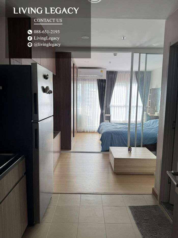 picture T6OG3F Condo For Rent Supalai Veranda Ramkhamhaeng 30 Sq.M. Floor 16 Building A line id : @livinglegacy - 2/7