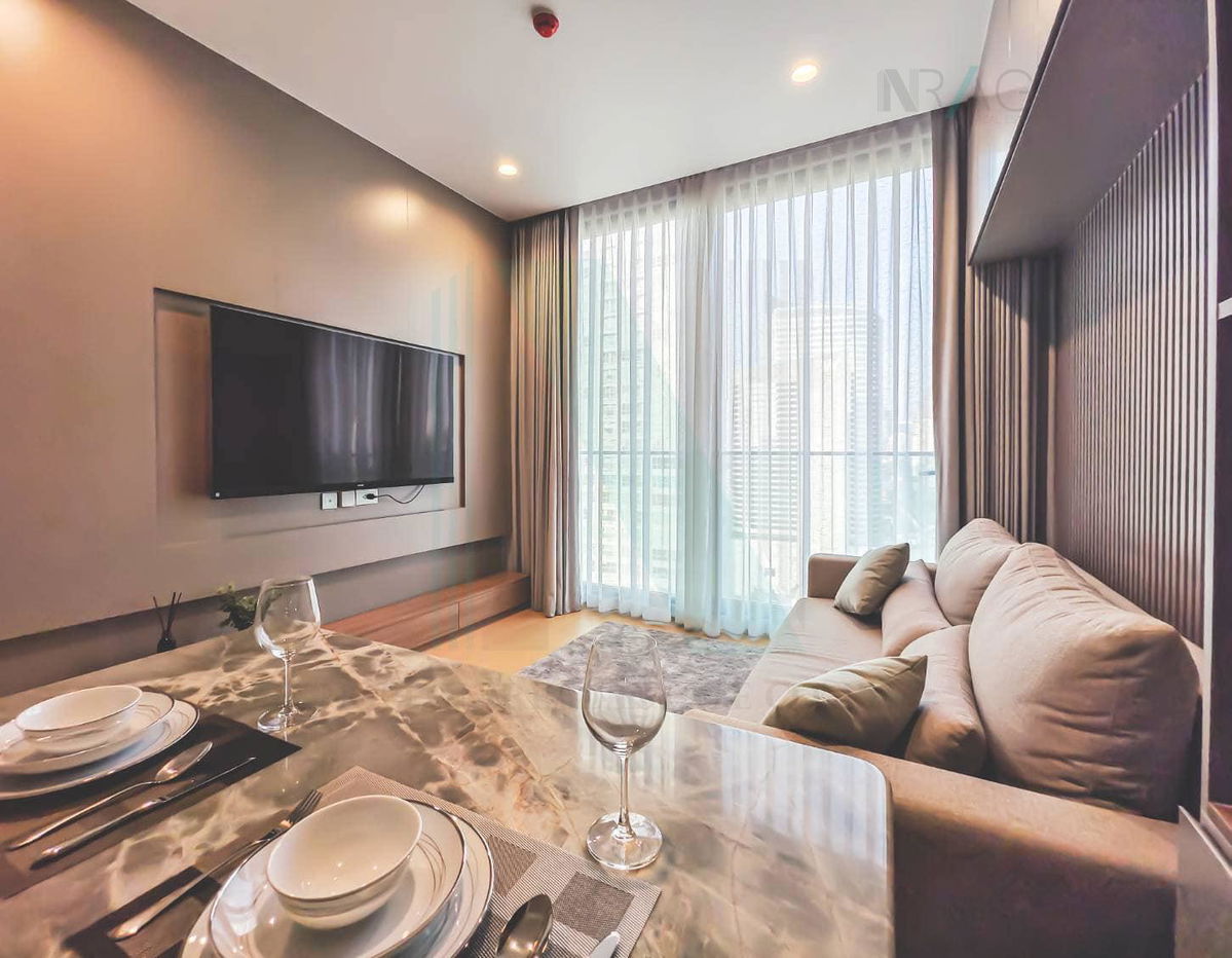 picture 🎊 For Rent Condo ANIL SATHORN 12 Building 1, Floor 24,1 bed room, Room size 46.00 sqm - 3/8