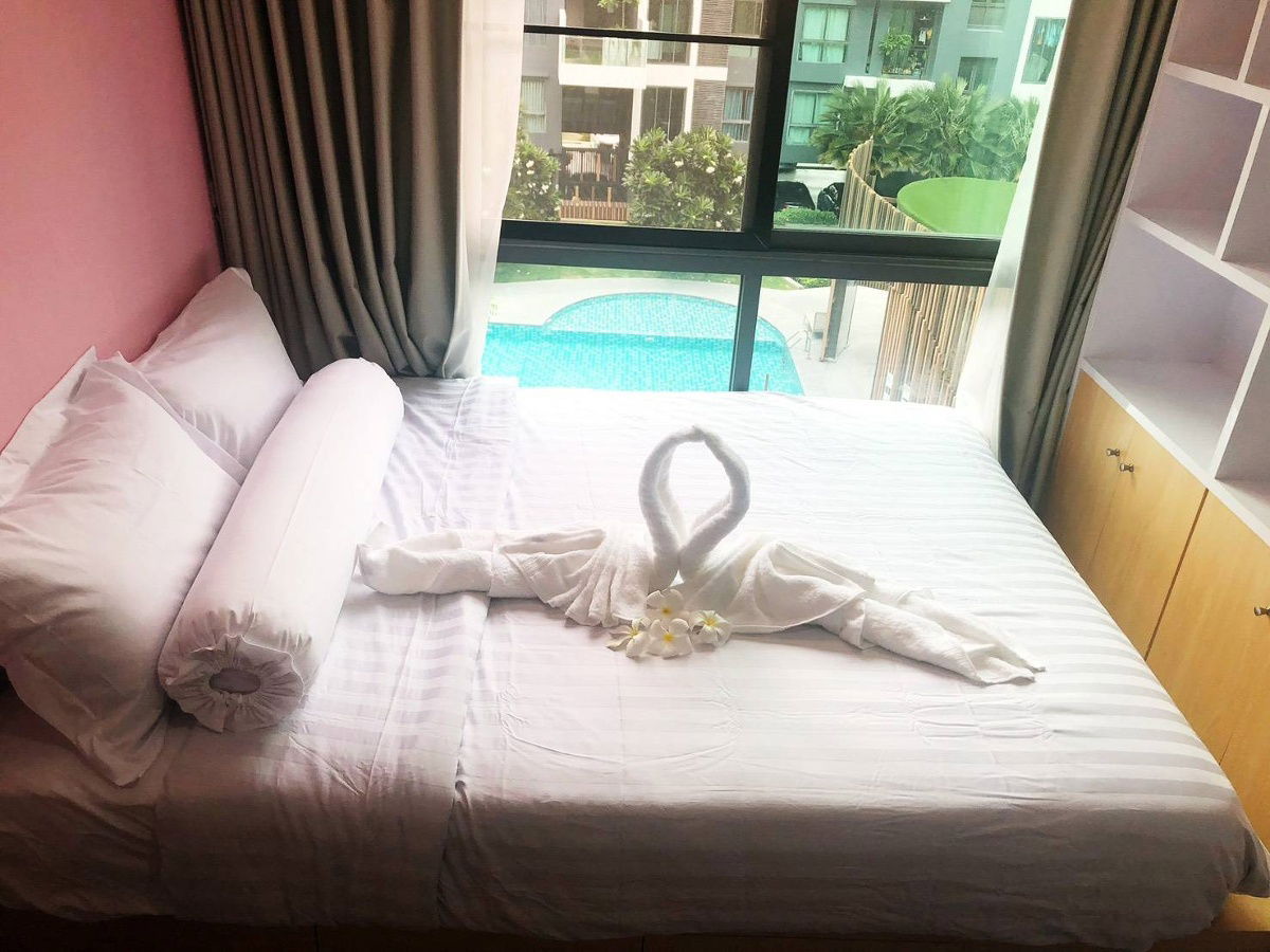 รูป [[ให้เช่า]] คอนโด 💥💥 ใกล้ MRT แยกลำสาลี Condo Living Nest รามคำแหง 🌲✨ - รูปที่ 3/10