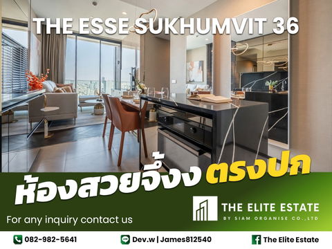 🔑✨ Exclusive Offer – Fully Furnished Condo at THE ESSE Sukhumvit 36