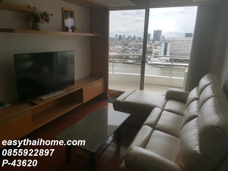 picture P-43620 Condo for rent Supalai River Place fully furnished (Confirm again when visit).  - 2/24