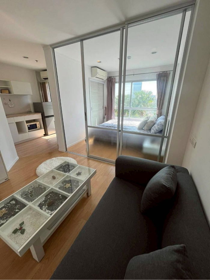 รูป Lumpini Place ศรีนครินทร์-หัวหมาก สเตชั่น 1B1B ชั้น 4 ตึก B ขนาด 26 ตร.ม เช่า 10,000 บาท/เดือน Ready to move in - รูปที่ 2/8