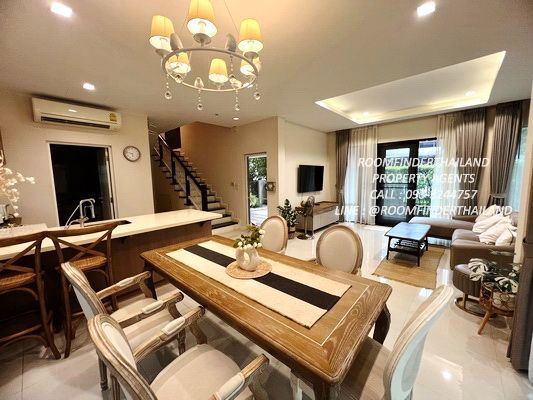 รูป [ให้เช่า] หมู่บ้าน เศรษฐสิริ วัชรพล / 3 ห้องนอน 3 ห้องน้ำ / 54 ตรว. 175 ตรม. **43,000** บ้านเดี่ยวตกแต่งสวย ใกล้ทางด่วนฉลองรัช - รูปที่ 4/15