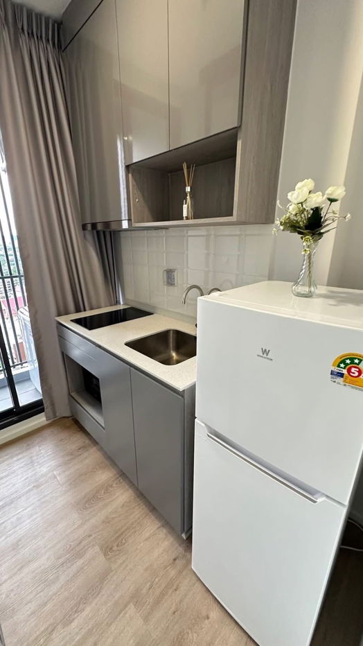 picture For rent 🔥 Modiz Rhyme Ramkhamhaeng 🔥 Near MRT, only 80 meters, fully furnished and equipped with appliances. - 7/8