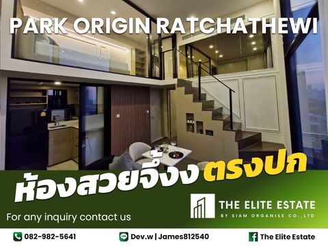 🔑✨ Exclusive Offer – Fully Furnished Condo at Park Origin Ratchathewi