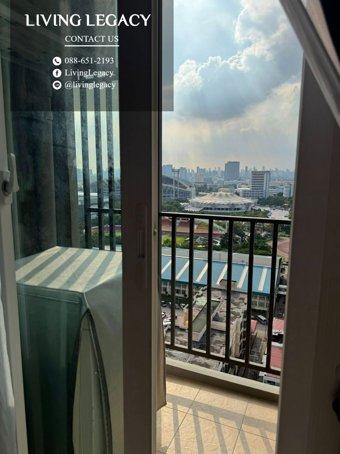 picture T6OG3F Condo For Rent Supalai Veranda Ramkhamhaeng 30 Sq.M. Floor 16 Building A line id : @livinglegacy - 4/7