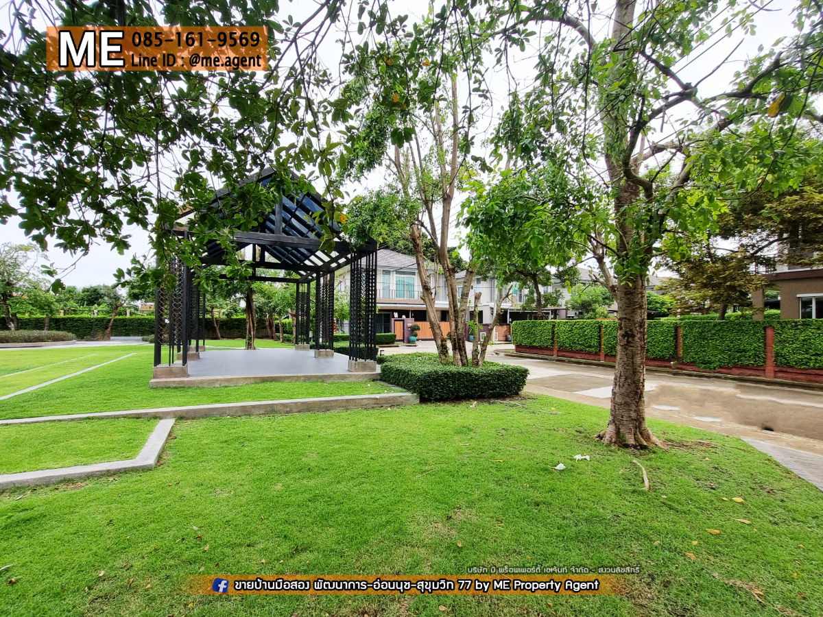 picture For Sale Single House Passorn Prestige Luxe Pattanakarn 44 near Airport Link Ramkhamhaeng, call 064-954-9619 (BD18-45) - 19/24