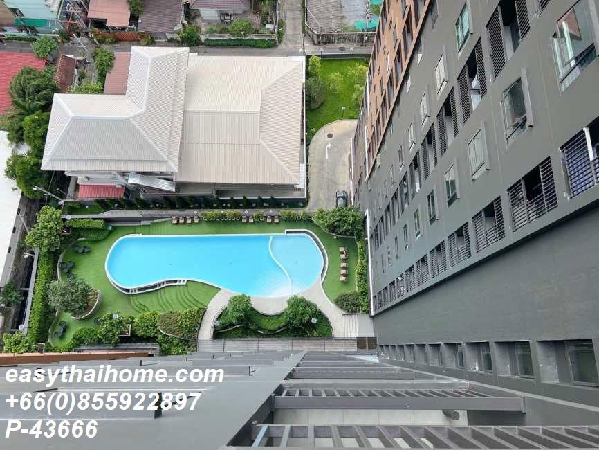 รูป P-43666 ให้เช่า คอนโด ริช พอยท์ @ บีทีเอส วุฒากาศ , Talat Phlu, Thon Buri, Bangkok พร้อมอยู่ ราคาถูก Line Id @easythaihome 085-592-2897 - รูปที่ 2/15