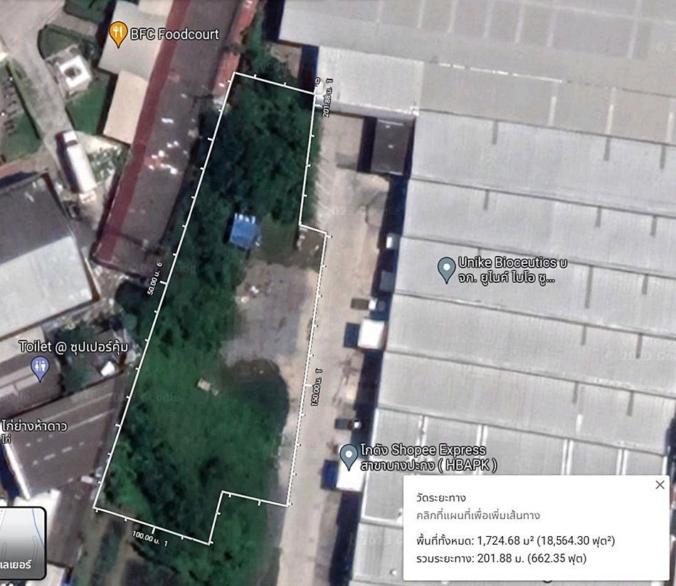 รูป Phone : 081-147-8118 ที่ติดถนน บางนา บางปะกง ฉะเชิงเทรา ให้เช่าที่แปลงสวย ทำเลนิคม คลังสินค้า เขตบางพลี - บางปะกง เดินทางสะดวก ใกล้ทางด่วน - รูปที่ 2/5