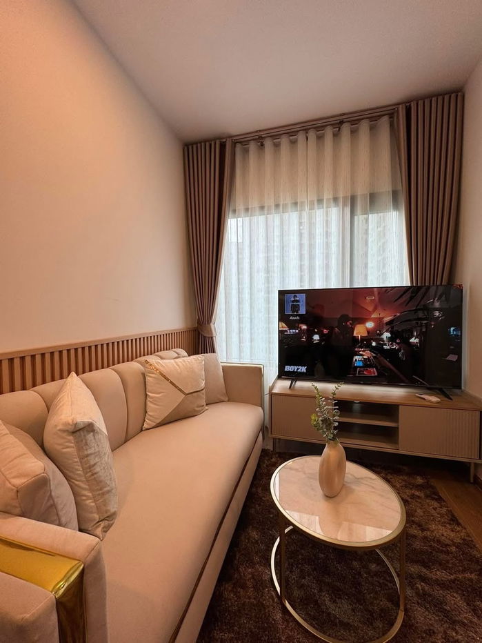 picture For rent 🔥 The Livin Ramkhamhaeng 🔥 Fully furnished and equipped, near MRT Lam Sali - 4/7