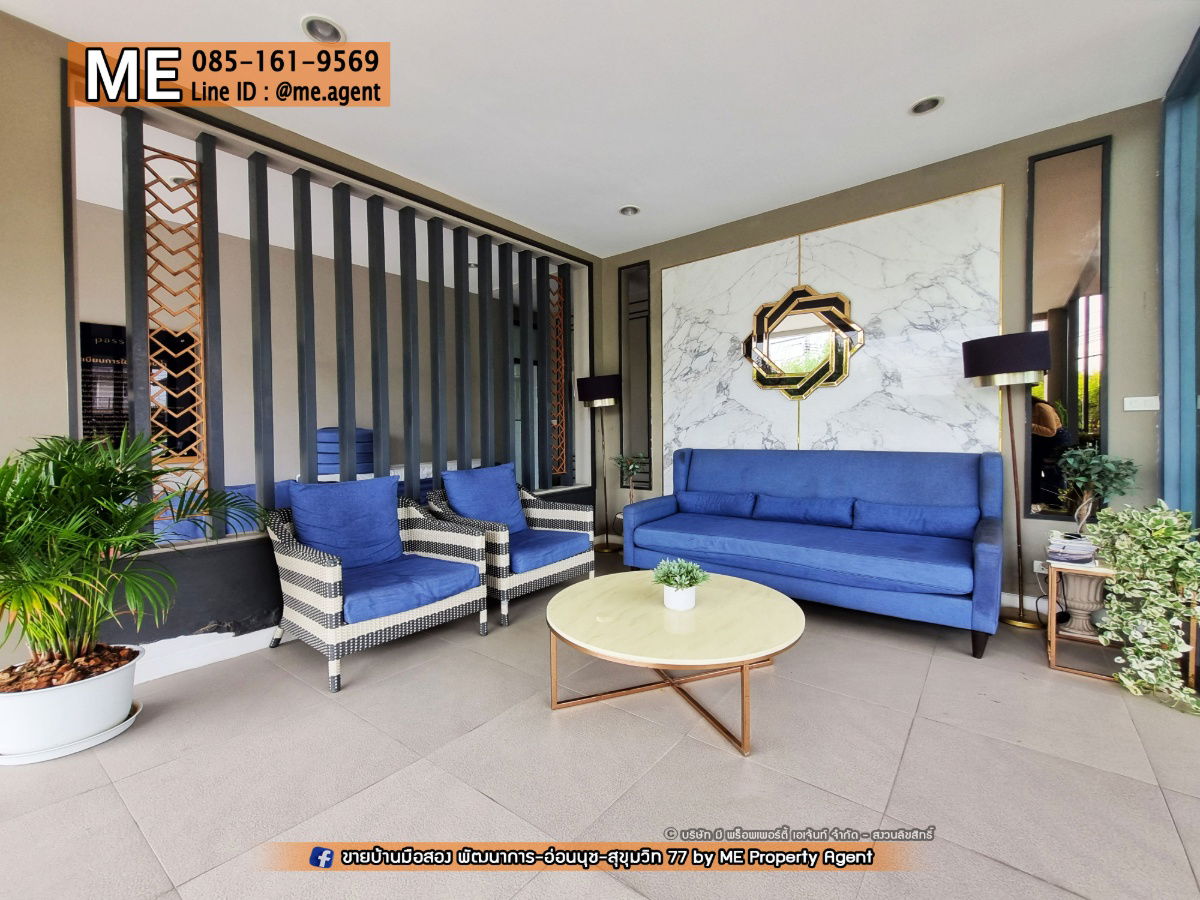 picture For Sale Single House Passorn Prestige Luxe Pattanakarn 44 near Airport Link Ramkhamhaeng, call 064-954-9619 (BD18-45) - 21/24