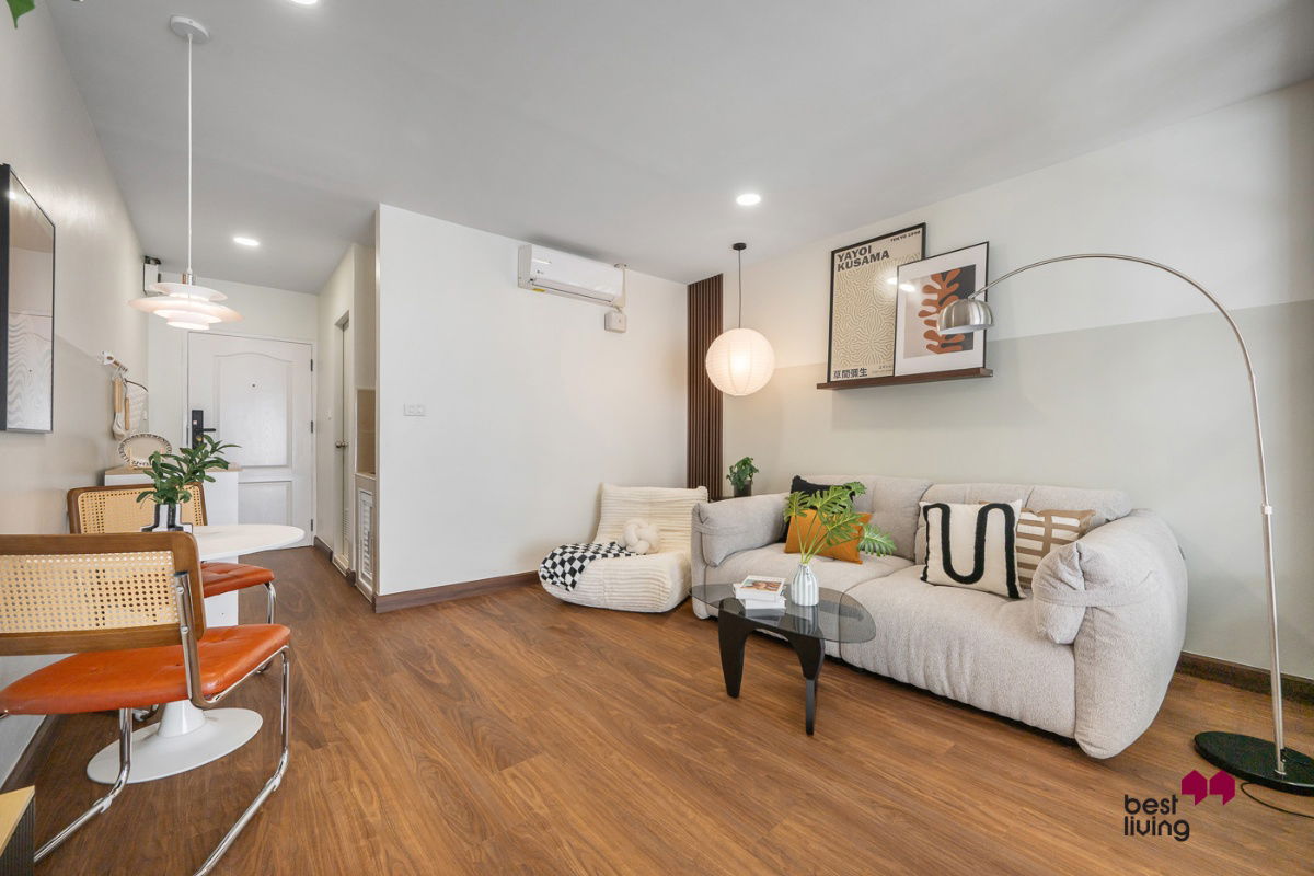 picture Rare 1-bed 40 sq.m. with south balcony and all-day cool airflow breez - 2/5