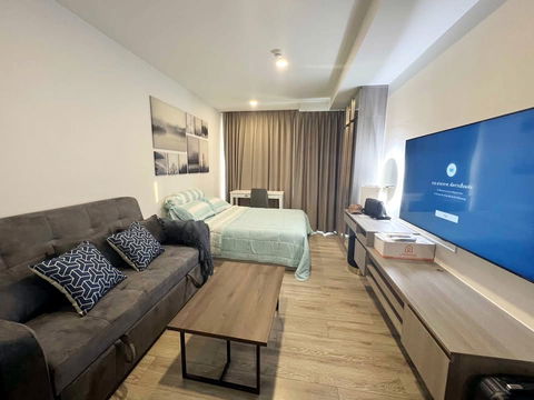 คอนโดให้เช่า KnightsBridge Collage สุขุมวิท 107 (ห้องสวย!!! วิวดี) ใกล้รถไฟฟ้า BTS