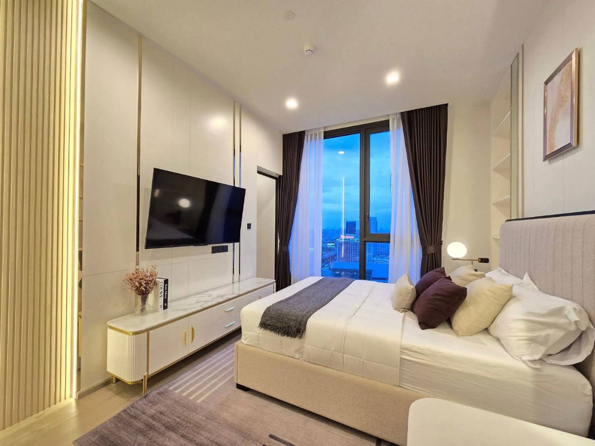 รูป ✨🦄 Ready to move 🦄✨ The Crest Park Residences ห้องสวย✨ ครัวปิด ห้องนั่งเล่นกว้าง เฟอร์ครบจบในที่เดียว โทร 096-2493698 (TCR0286) - รูปที่ 10/19